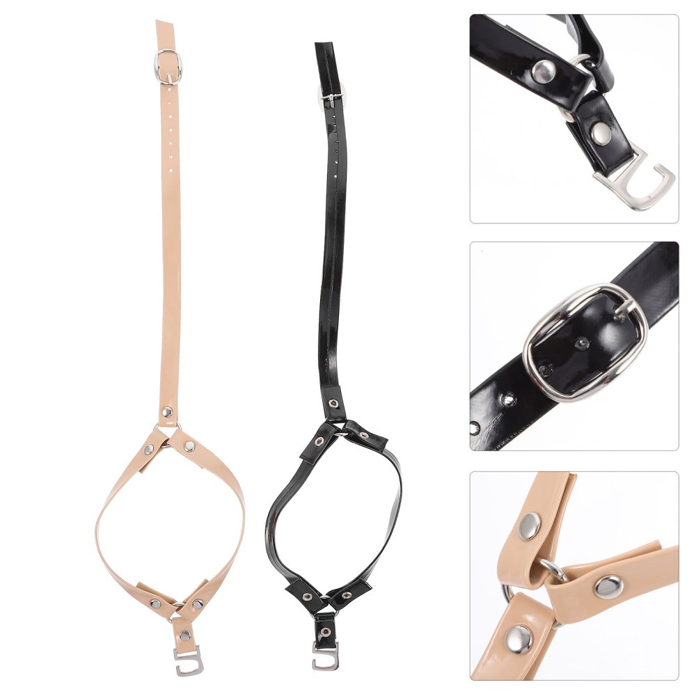 APL 2 Paia Lacci Anti Goccia Tacco Donna Cinturini Alti Con Fibbia