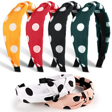 Headbands for Women Girls - 6PCS Stylish Top Knotted Headbands - Knotted Headban