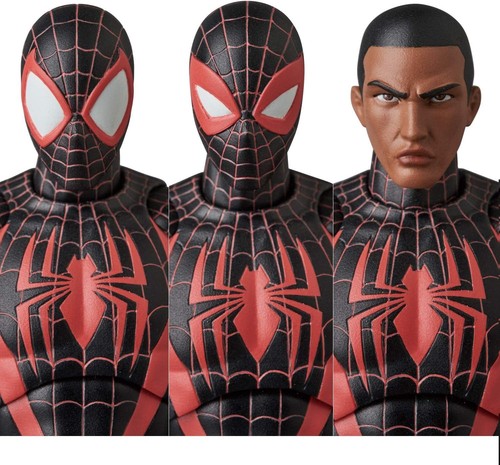 MAFEX Miles Morales Comic Renewal Ver Spider-Man Medicom Toy 6in Action Figure - Picture 6 of 9