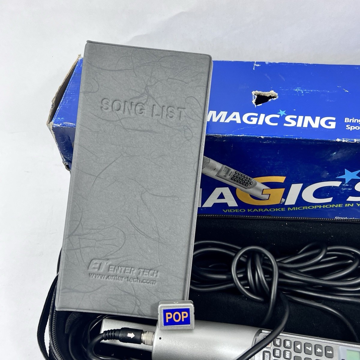 Jeu de microphones Magic Sing II Enter Tech avec puces de chansons (3 Jeu de microphones Magic Sing II Enter Tech avec puces de chansons (3