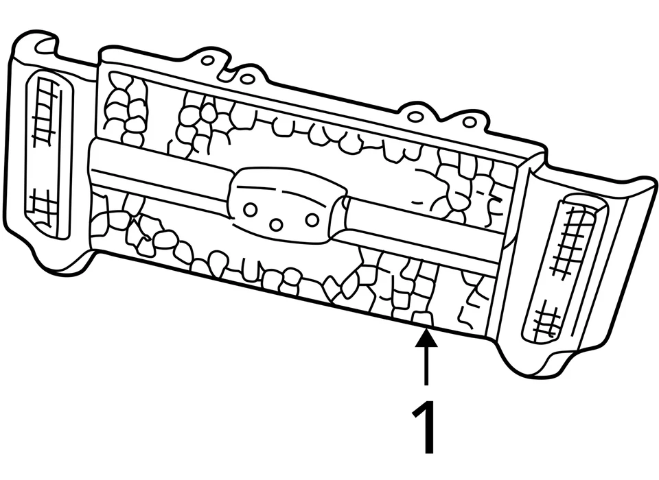 Parachoques de parrilla delantera Ford Explorer Sport Trac 2001-2005 no incluido W85TJ Foto 3 de 3