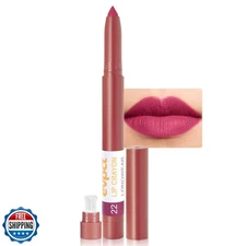 evpct Rose Lip Liner Crayon Pencils Set for Women, Hot Pink Matte Lip Stick C