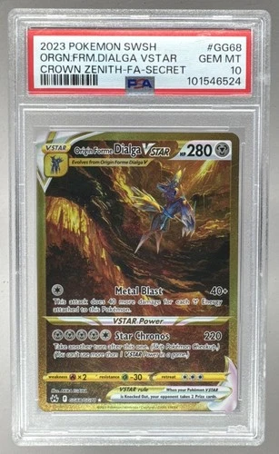 Origin Forme Dialga VSTAR 2023 Pokemon Sword & Shield Crown Zenith #GG68 PSA 10