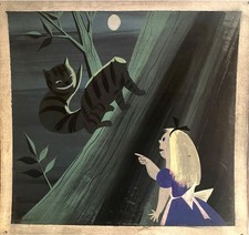 Walt Disney Alice in Wonderland Original Mary Blair Cheshire Cat Concept Art