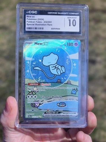 Pokémon TCG Bubble Mew EX 232/091 Paldean Fates CGC 10!