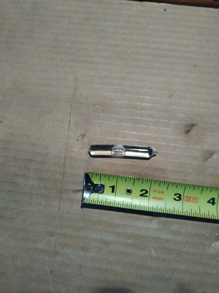 1) *New* OEM "Stanley" Level 2" Bent Vial. Glass Spirit Proved. #208-2. NOS. USA - Image 4 of 4