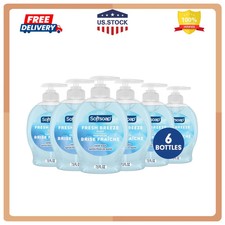 Softsoap Liquid Hand Soap Fresh Breeze 7.5 Oz Pack of 6 Gentle Daily Cleanser