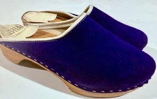Stunning #blue #suede #clogs #NWT US7 Kristiana Of Scandinavia  #eBay @everyone