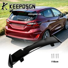 Für Ford Fiesta MK7 Schrägheck Dachspoiler Heckspoiler Flügel Lippe Tuning Glänz