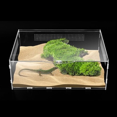 UCandy Micro Habitat Terrarium Enclosure, 6x11x16 inch inch, clear