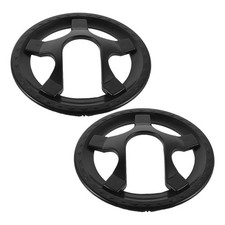 2 Pcs Road Bike Sprocket Cover Black Plastic Chain Guard Protector