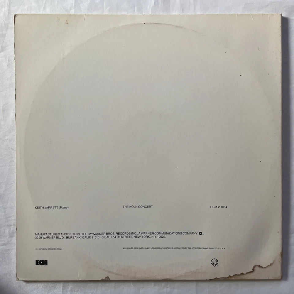 Keith Jarrett – The Köln Concert ECM 1064/65 US PRESS  vg+ Gatefold 2xLP Nice! - Image 3 of 4