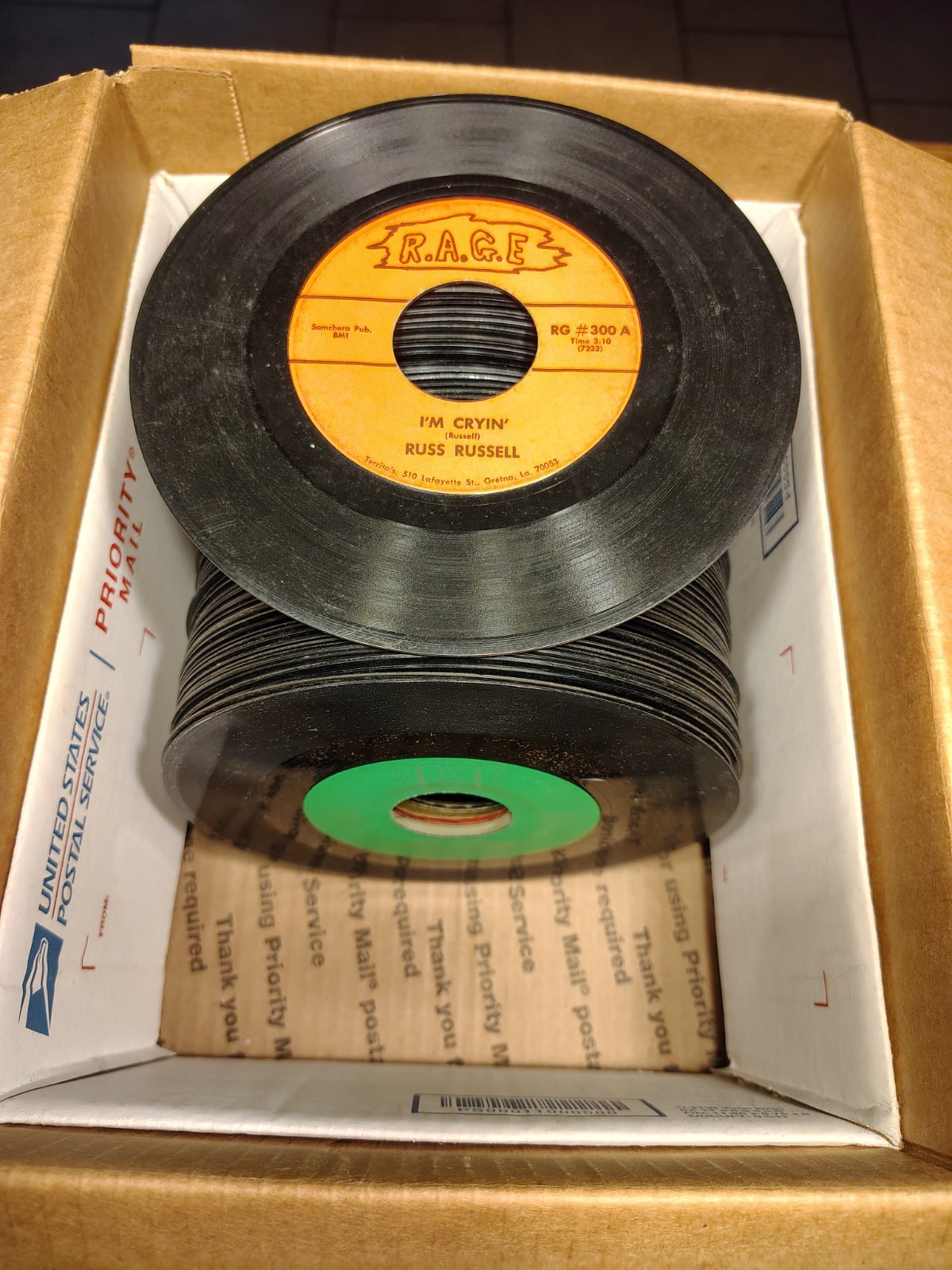 Huge Lot Of 100 45RPM Records / Rare / Vintage Vinyl
