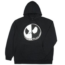 The Nightmare Before Christmas Men's Jack Skellington Split Face Hoodie
