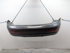 AUDI Q3 8U BUMPER REAR WITH PARKING SENSORS IN GREY / LX7R 2014