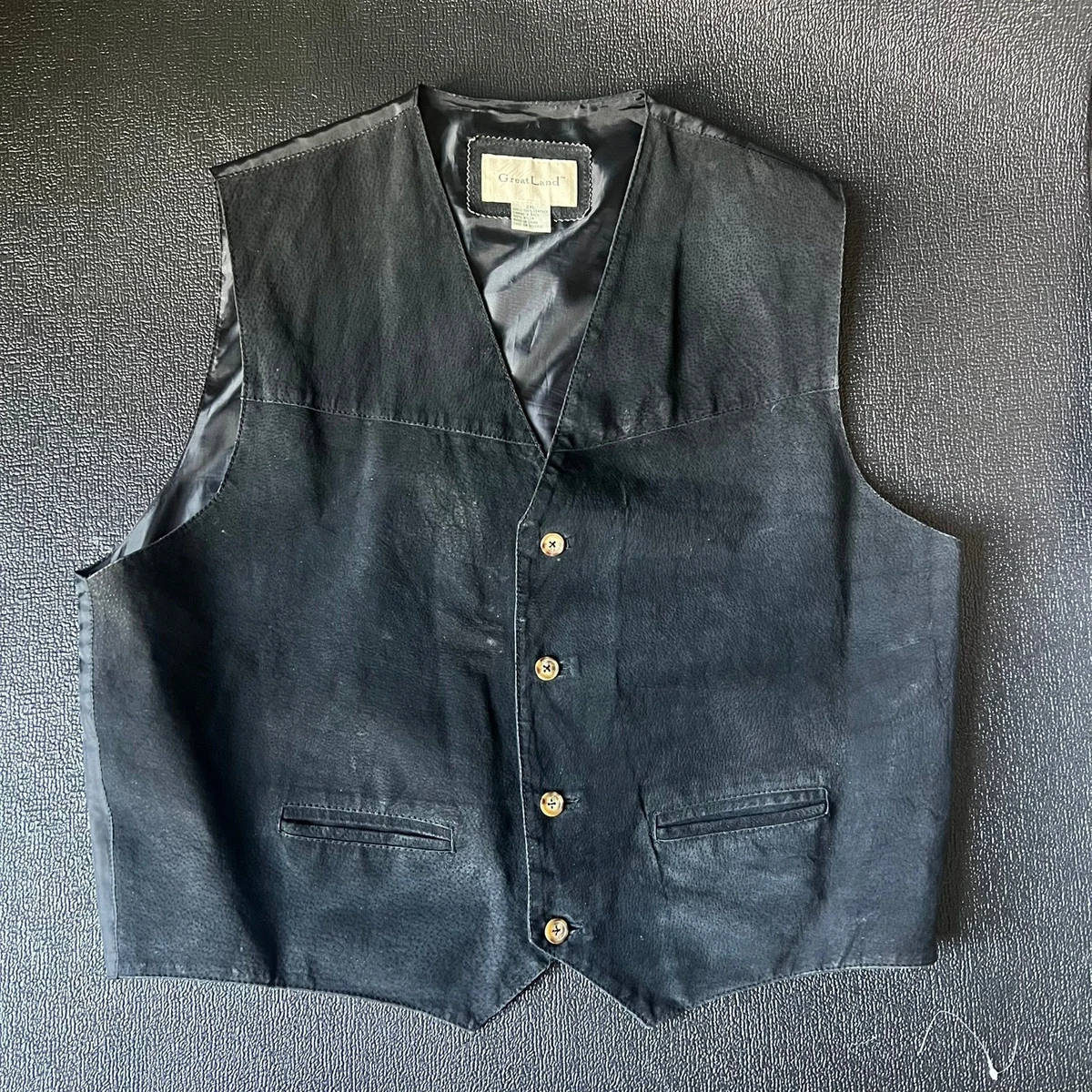 THREE HUNDRED LEATHER VEST - メルカリ ✩⡱greatLAnd | for Shop 