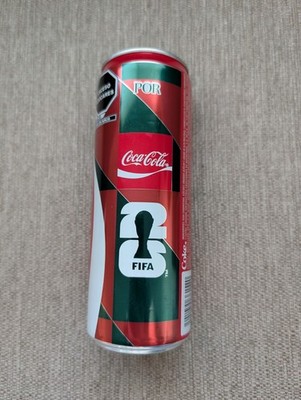 Coca-Cola FIFA World Cup Soda Can 355 ml, Portugal, Unopened.