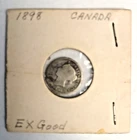 1898 five cent Canada coin  Victoria