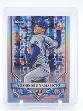YOSHINOBU YAMAMOTO 2024 BOWMAN STERLING REFRACTOR ROOKIE /199 Q5700
