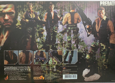 Hot Toys Predator Major Alan Dutch Schaefer 1/6 Action Figure