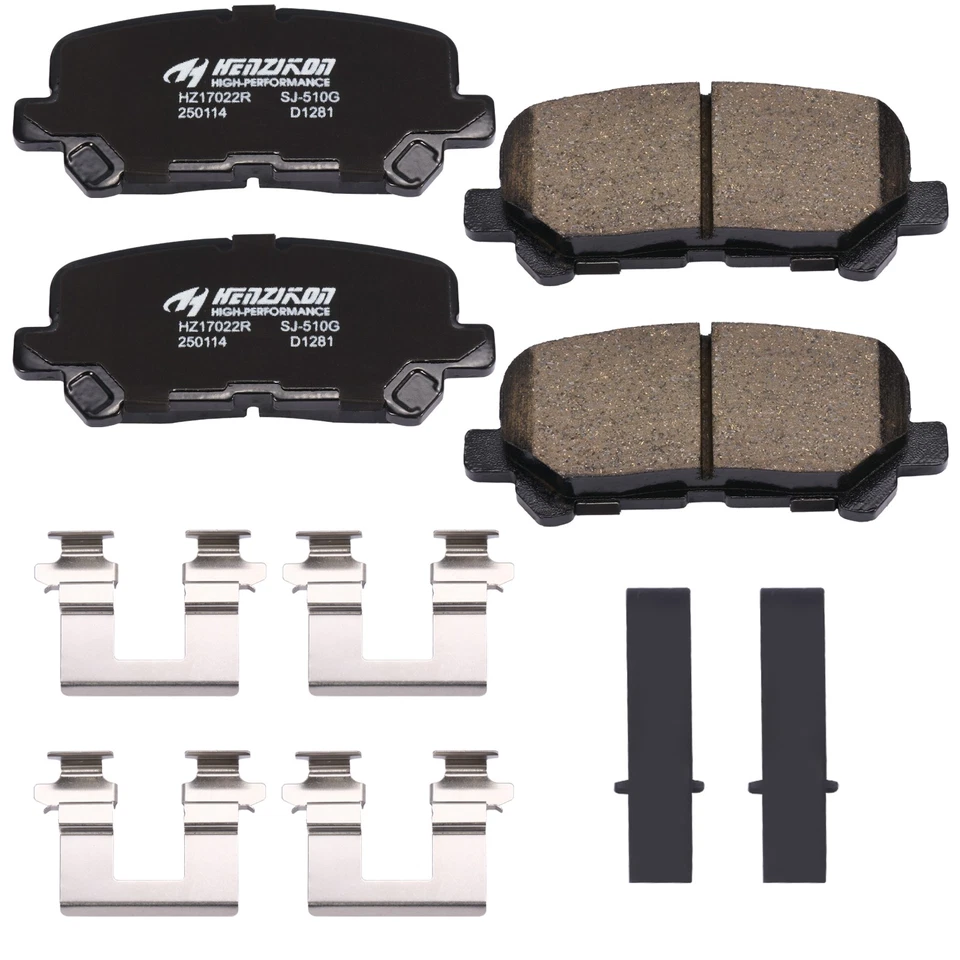 Передние и задние тормозные колодки для Honda Pilot Acura MDX ZDX 2009-2013 2014 2015 годов выпуска - Изображение 4 из 4