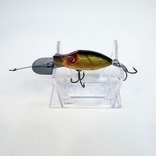 Heddon Tiny Go Deeper Runt Yellow Vintage Crankbait Gently Used