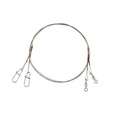 Balzer 1x7 Niroflex Karabiner Wirbel Snap Stahlvorfach Hecht Raubfisch Vorfach