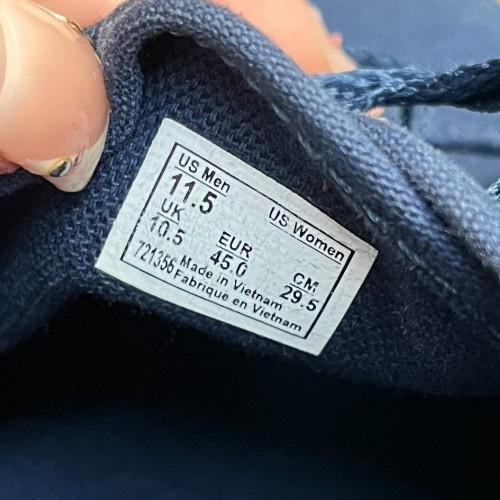 Vans Authentic Mens Size 11.5 Blue Gum Walking Skateboard Shoes Sneakers thumbnail 9