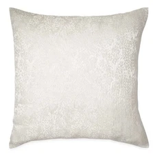 Donna Karan "Seduction" Euro Pillow Sham Ivory Shimmer Luxury Bedding New