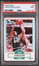 1990 Fleer James Donaldson #41 PSA 9