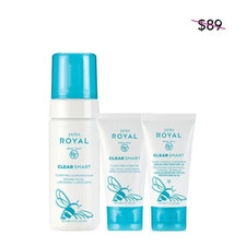 Jafra Royal Clear Smart 3 PIECE Bundle clear pore Hydrator cleanser day protect