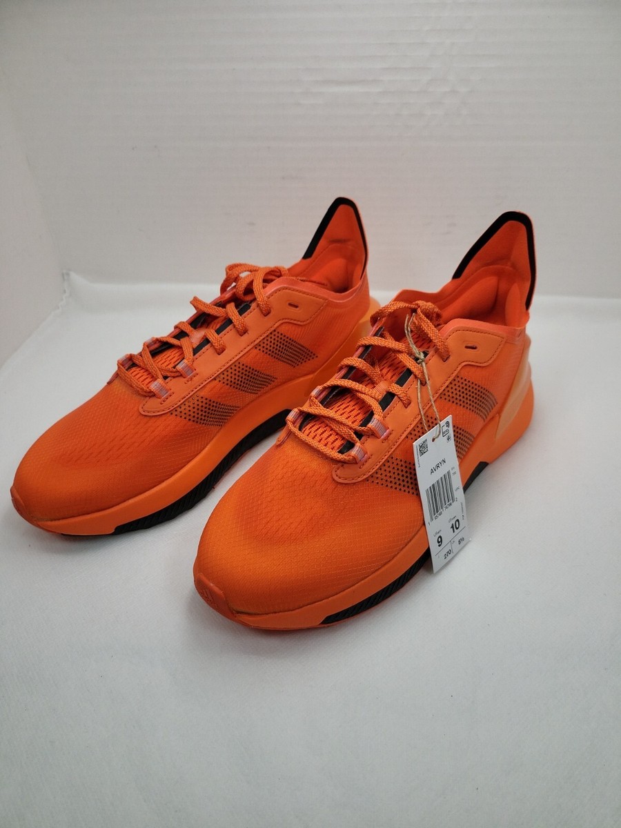 Adidas Avryn Orange Black Men's Sz Shoes Sneaker Bounce Ultraboost Midsole