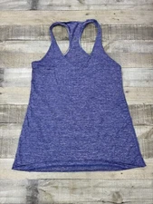 Lululemon Shirt Womens Small Purple Heathered Racerback Active Top Yoga