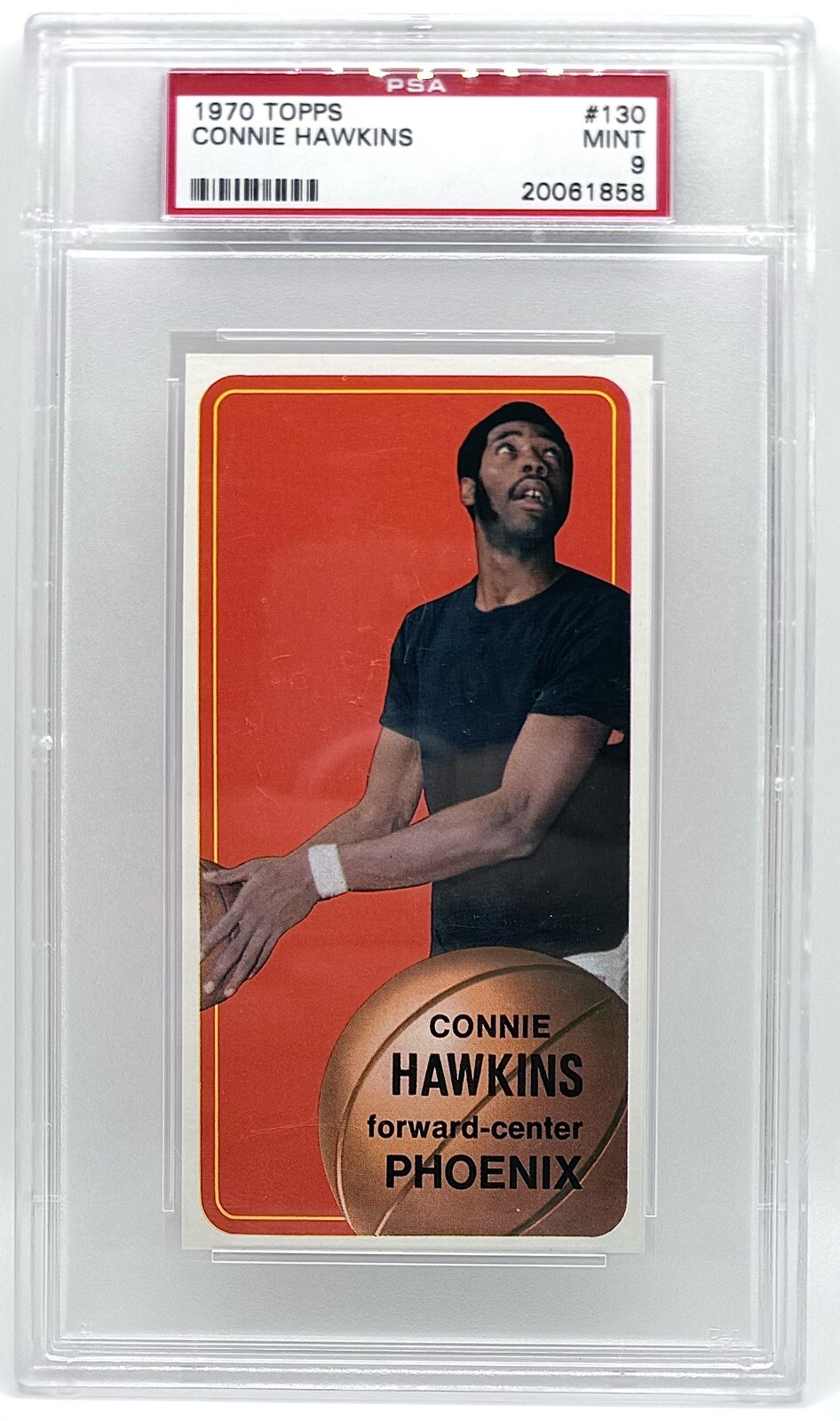 1970 Topps Basketball #130 Connie Hawkins PSA 9 MINT