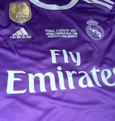 Real Madrid 16/17 Away Ronaldo #7 UEFA Champions League Final