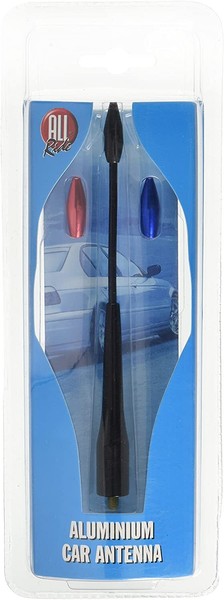 Autoantenne Schwarz 3In1 Dachantenne Antenne Tuning Rot Blau Stabantenne M5 M6-image