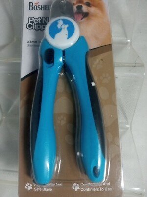 Dog Nail Clippers with Safety Guard, Free Nail File, Razor Sharp Blades
