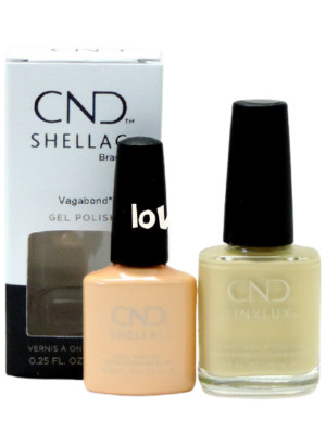 CND Shellac Gel Nail Polish 0.25oz Gel Color Shellac & Vinylux280- Vagabond