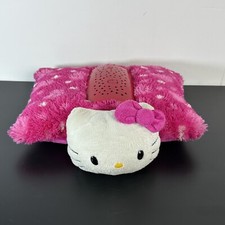 Hello Kitty Pink Dream Lites Pillow Pets Plush Night Light Projector 12" Tested