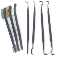 Multipurpose Car Detailing Cleaning Tool Accessories Wire Brushes and 4 Nylon Pi