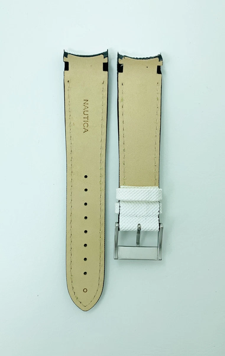 Nautica watch leather strap sale