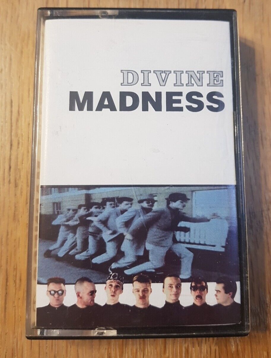 MADNESS - DIVINE MADNESS - CASSETTE Tape -VIRGIN - TCV 2692 Tested 1992 Original