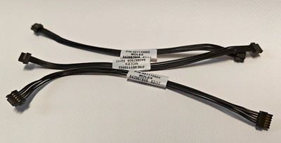 3x Molex MICROLOCK PLUS CABLE BLACK 5-CKT, 150mm, 1.25mm, 0451110502