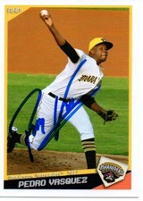 Pedro Vasquez 2017 Bradenton Marauders Signed Card