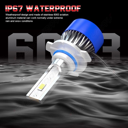 4x 9005+9006 LED Headlight Hi-Lo Beam Bulbs Kit For Mitsubishi Outlander 2007-13 - Picture 7 of 12
