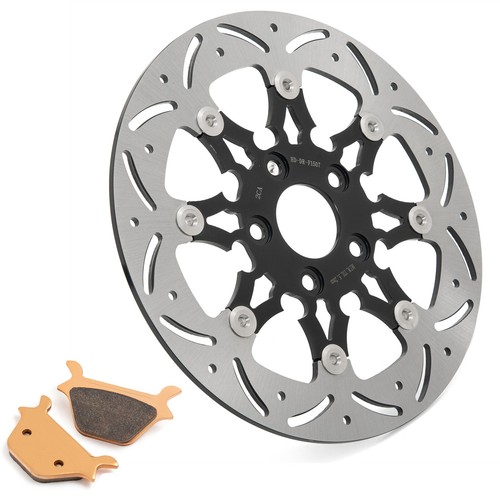 Road Passion Vorderer Bremsbelag – Für Harley Dyna & Softail Modelle 2000-2007 – Maße 97,54x64,2x7,5 Mm