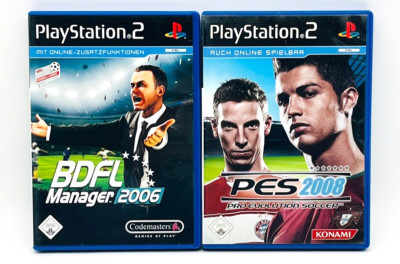 BDFL Manager 2006 und PES Pro Evolution Soccer 2008 Bundle Playstation 2 PS2 OVP
