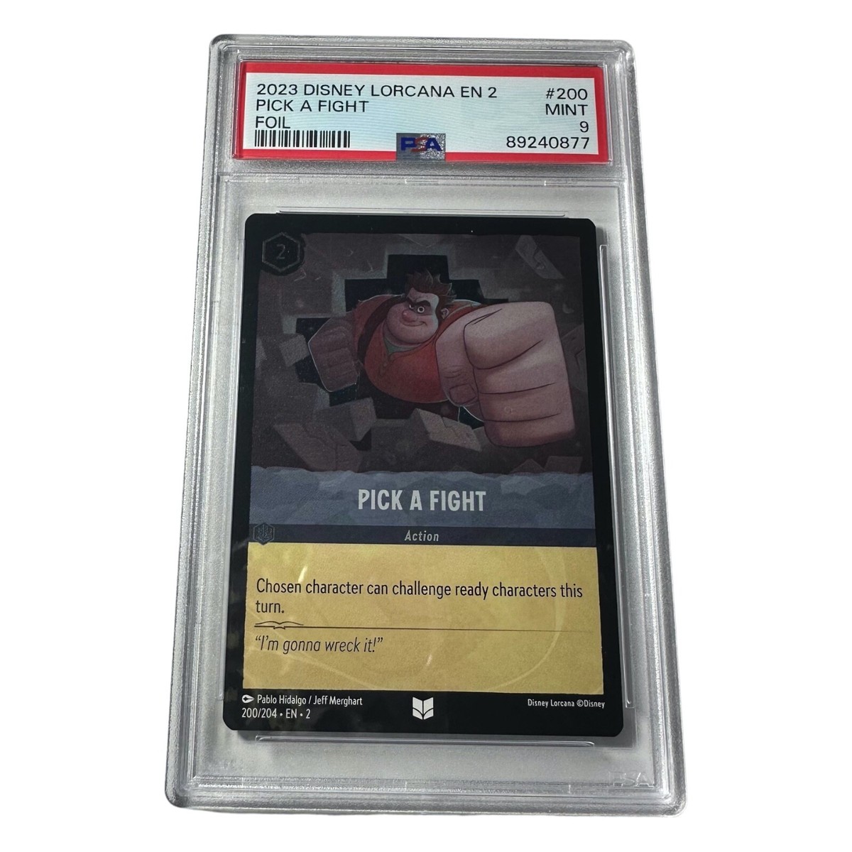 ロルカナ foil まとめ売り 200枚以上 レジェンダリー あり 2023 Disney Lorcana EN 2 Foil Pick a Fight #200 PSA 9 | eBay