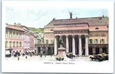 Postcard - Teatro Carlo Felice - Genoa, Italy