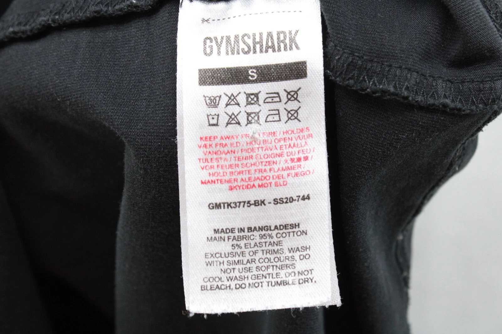 gymshark muscle cotton blend graphic tank-top